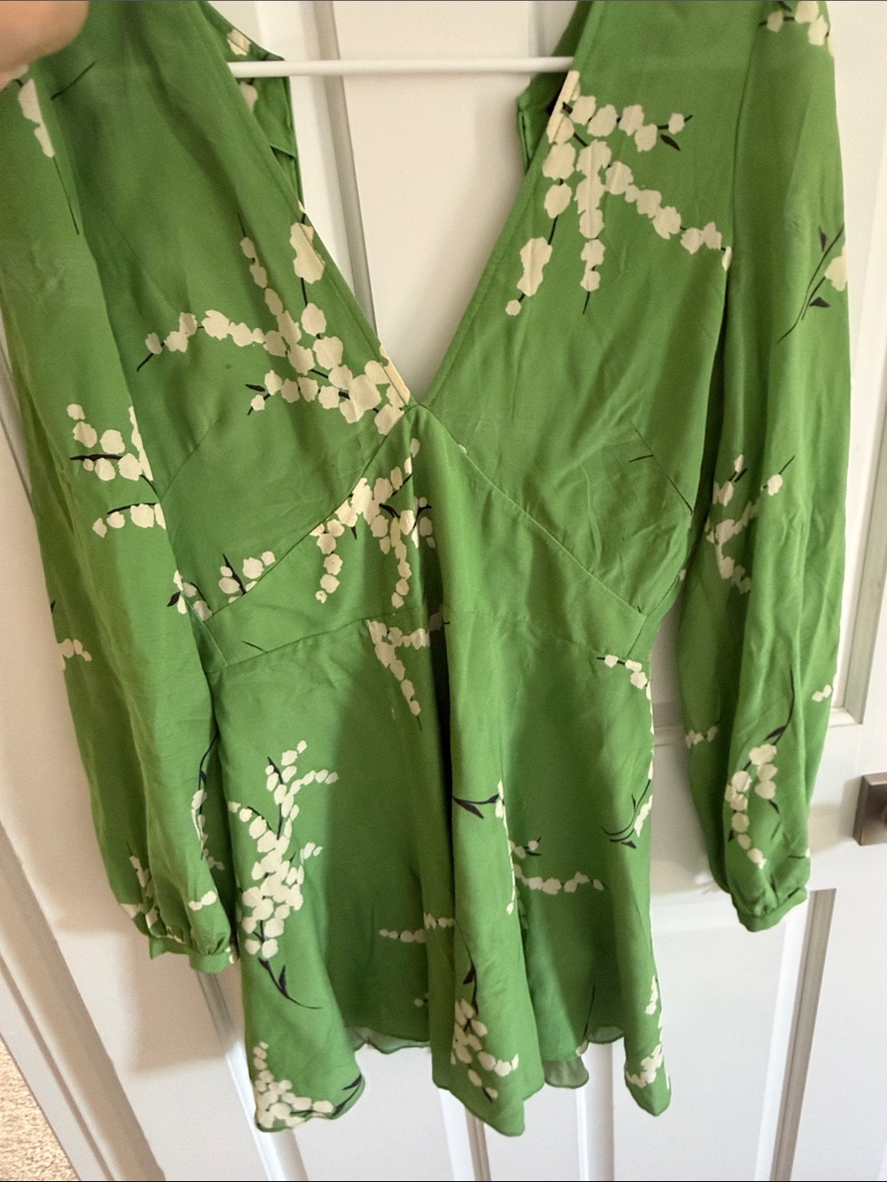 Réalisation Par Green Floral Slip Dress